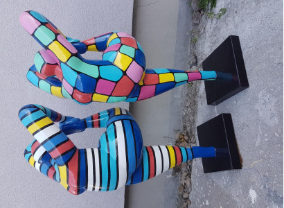 Designer Abstract Figures Modern Decorations Figures Woman Sculpture Sculptures
